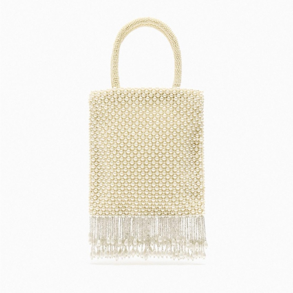 Zara Pearl Mini Tote Bag